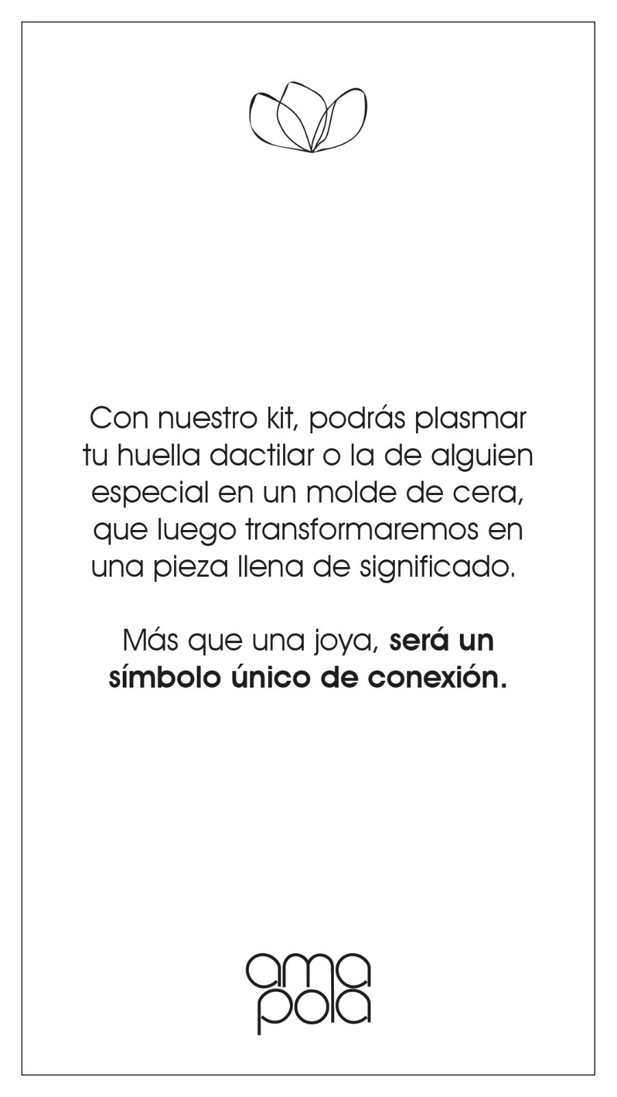 Anillo/Dije con tu Huella