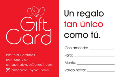 Gift Card | Tarjeta de Regalo