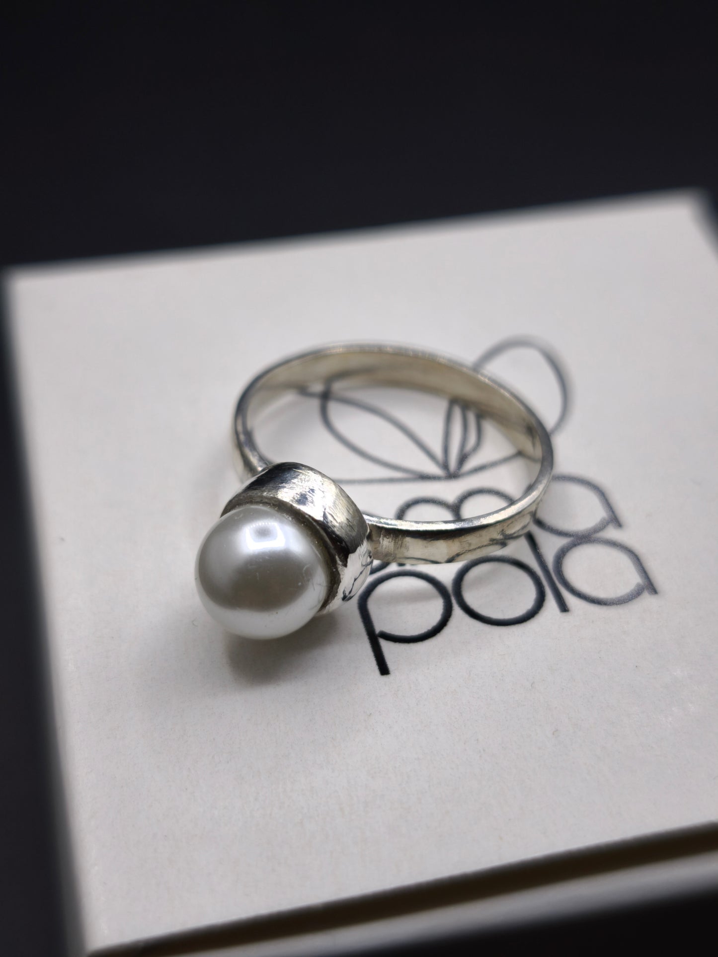 Anillo Perla española