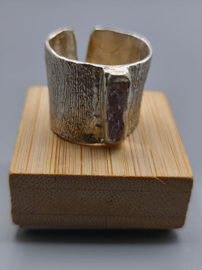 Anillo Crushed Amatista