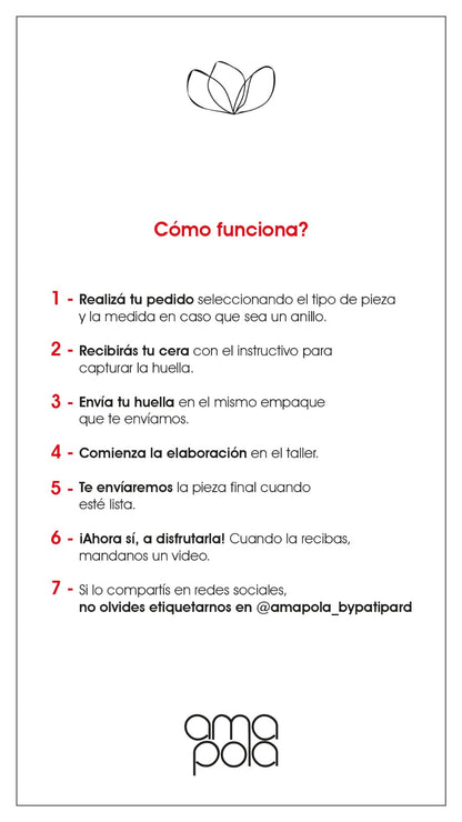 Anillo/Dije con tu Huella